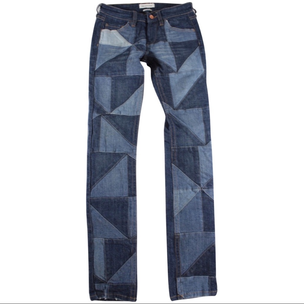 Isabel Marant Dillon Patchwork jeans sz 36